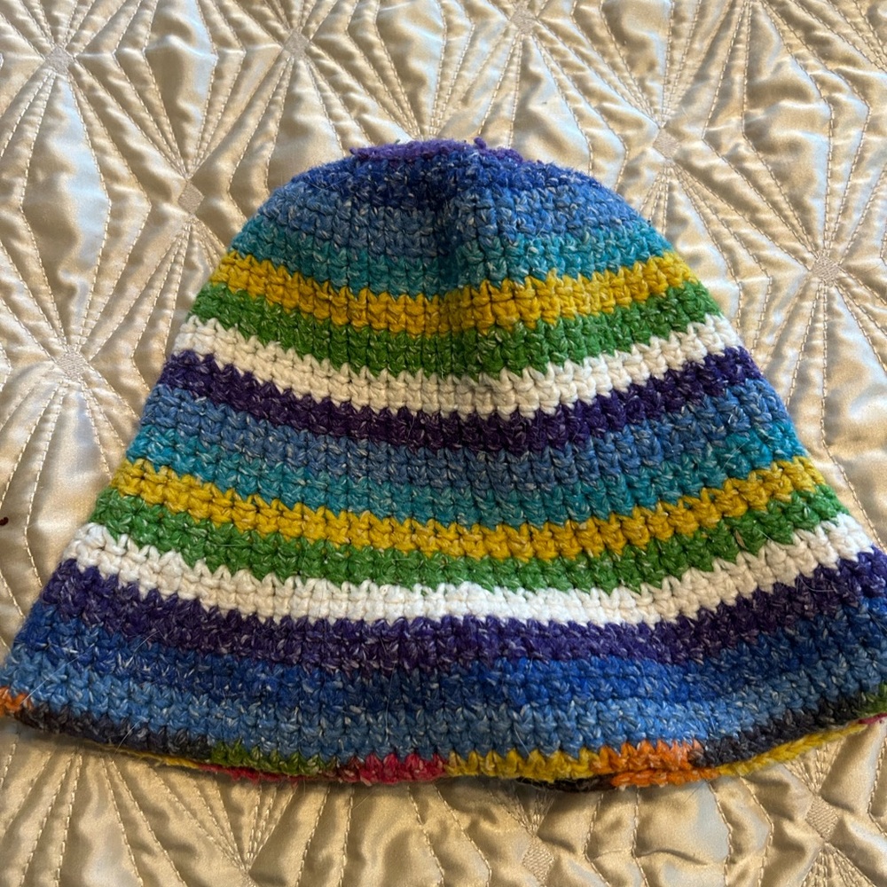 Handmade cap. Colorful. - Picture 2 of 4